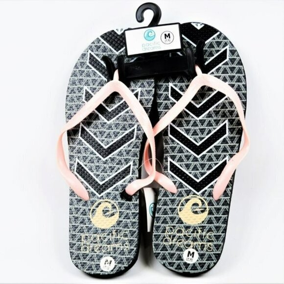 NWT Women's Pacific Dreams Beach casual Flip Flops - Picture 3 of 3